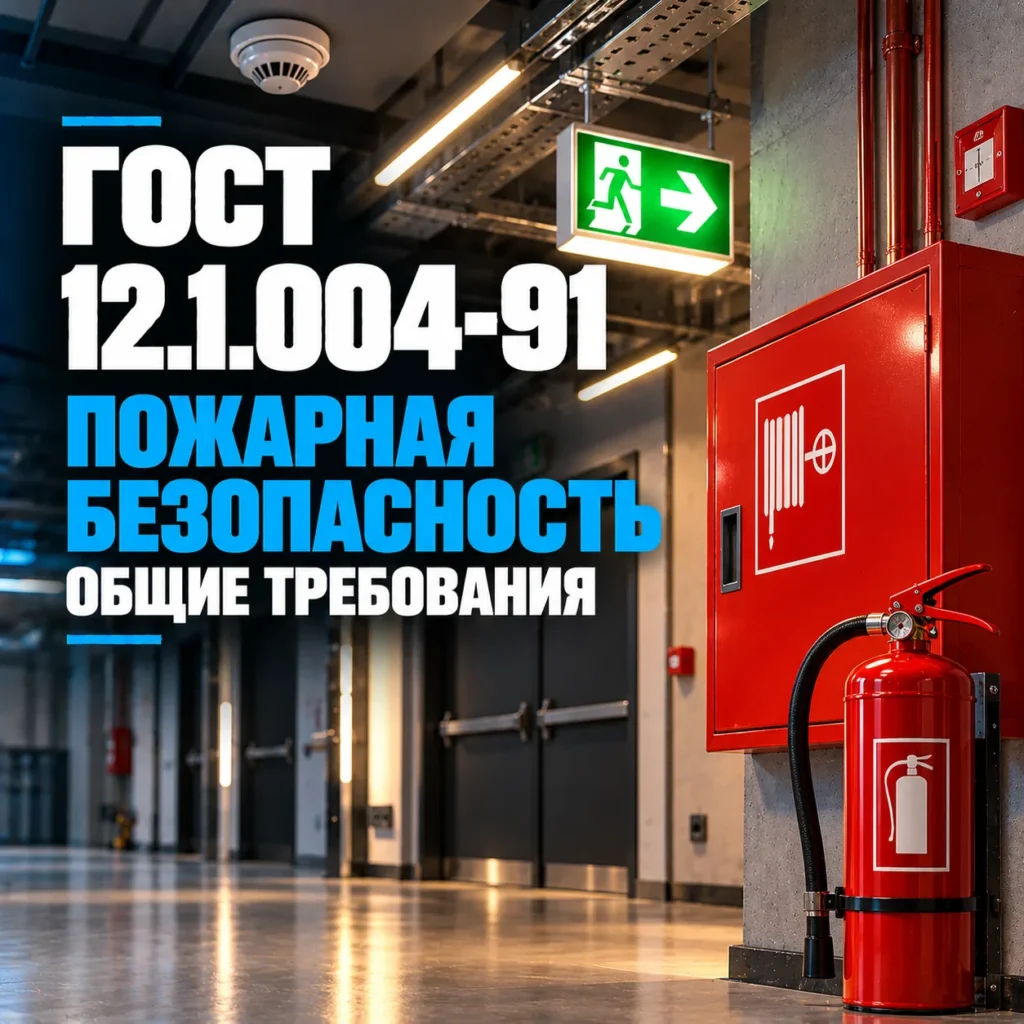ГОСТ 12.1.004-91 «Пожарная безопасность. Общие требования»